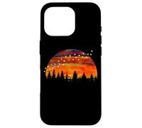 Amanecer Puesta Del Sol Bandada De Aves Formación Montaña Carcasa para iPhone 16 Pro