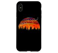 Amanecer Puesta Del Sol Bandada De Aves Formación Montaña Carcasa para iPhone XS Max