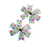 amangul 1 par de horquillas cómodas para el pelo con diseño verde, para mujeres y niñas (2)