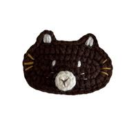 amangul 1 pinza de pelo de ganchillo hecha a mano, diseño de perro y gatos, para niños, adolescentes y adultos, horquilla suave y cómoda (G)