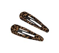 amangul 2 pinzas para el cabello con estampado de leopardo vintage para mujer, joyería de moda, accesorios para el cabello de uso diario (gota de agua)