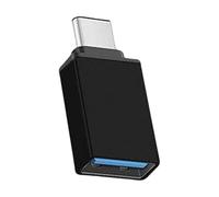 amangul Adaptador USB convertidor de datos de transferencia de alta velocidad para smartphones, tabletas, portátiles, ordenadores, dispositivos, aleación de aluminio, adaptador USB C