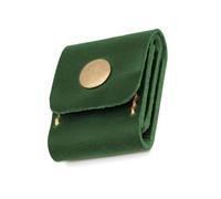 amangul Bolsas de almacenamiento para púas de guitarra, bolsa de púas, soporte para púas de guitarra, de piel sintética, organizador de púas de guitarra, Green