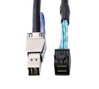amangul Cable externo SFF8643 a SFF8644 HD36PIN 12Gbps SAS3.0 Disco duro Servidor de sincronización de datos Cable de transmisión para PC