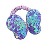 amangul Coletero para el pelo con lentejuelas gruesas de los años 2000, elegante cuerda para el pelo para mujer (como se muestra)