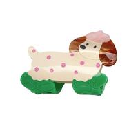 amangul Elegante pinza de acetato para el pelo para mujer, pasadores de moda, soporte seguro para cola de caballo para uso diario y ocasiones especiales (verde)