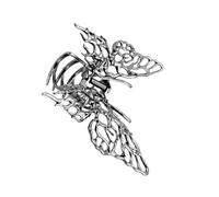amangul Elegante pinza de metal para el pelo con pasador para mujer, accesorio de pelo de moda para el hogar, oficina, fiesta (35)