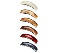 amangul Elegante pinza para el pelo para cola de caballo, horquilla plana dulce para el pelo de Navidad, elegante pinza para el pelo para racimos (6 colores mezclados)