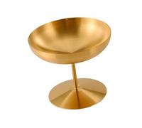 amangul Elegantes cuencos de postre retro de acero inoxidable con base de 150 ml/250 ml de capacidad para helados, cócteles, ensaladas, cuencos de helado de pie alto