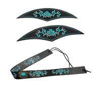 amangul Fedoras - Correa de repuesto para sombrero occidental bordada hecha a mano para paja y sombreros de Panamá Fedoras (01)