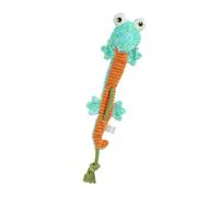 amangul Juguete masticable de peluche con forma de serpiente para cachorros, con sonido arrugado, cuerda fuerte, juguete para perros pequeños, medianos y grandes, cuerda de regalo para cachorros