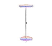 amangul Moderna mesa de centro de acrílico transparente ligera para negocios, hogar, sala de estar o multiusos, muebles ligeros para sala de estar