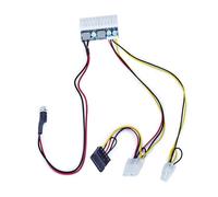 amangul Módulo de alimentación silencioso de 260 W CC 12 V a PCB de enchufe directo de 24 pines para mejorar el rendimiento del PC