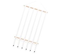 amangul Percha de accesorios para el pelo con temática de princesa, capacidad para más de 60 lazos y clips, estante de pared de madera para decoración de dormitorio de niños, organizador de accesorios