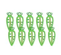 amangul Pinza para el pelo colorida e informal con diseño de zanahoria dulce de Pascua, horquilla plana para pascua, zanahoria, años 2000, para racimos (verde)