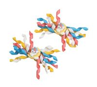 amangul Pinza para el pelo con cinta colorida de dibujos animados de Pascua para niños y adolescentes, accesorio de festival, horquilla de estilo cotume, postizos temáticos de vacaciones (22)