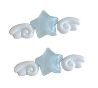 amangul Pinza para el pelo de pico de pato para mujeres y adolescentes, horquillas para el cabello dulce de los años 2000, accesorios para el cabello con agarre seguro (azul)