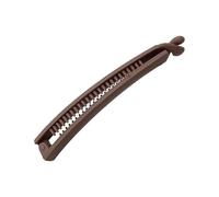 amangul Pinza para el pelo de plátano con acabado mate para mujeres y niñas, pinzas de sujeción fuerte, accesorios portátiles para peinar el cabello (café)