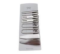 amangul Pinza para el pelo plateada con pico de pato para mujeres y adolescentes, horquillas para el cabello dulces, accesorios versátiles para el cabello, agarre seguro (A)