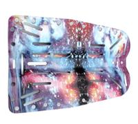 amangul Placa trasera ajustable de aluminio con control de flotabilidad equilibrado, adecuada para exploración de océanos y entrenamiento de piscina, placa trasera de buceo