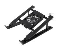 amangul Soporte ergonómico universal para tabletas para laptop, base de refrigeración plegable con ventilador silencioso de múltiples velocidades, almohadilla de refrigeración portátil de múltiples