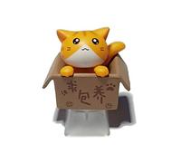 amangul Teclado mecánico de dibujos animados para gato, accesorios de repuesto para teclado mecánico MX