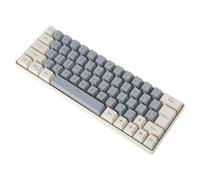 amangul Teclado mecánico para juegos, retroiluminación azul, teclado de oficina con cable de 63 teclas, teclado LED para juegos para computadora portátil
