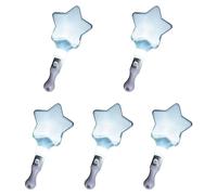 amangul Varitas luminosas LED intermitentes para conciertos, Año Nuevo, con luces LED, baterías reemplazables, 5 unidades