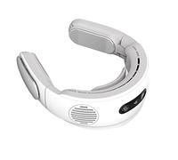 amangul Ventilador de cuello colgante, aire acondicionado móvil, portátil, portátil, plegable, sin aspas, batería de 5000 mAh