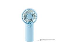 amangul Ventilador de mano potente de 3 V 3 A, funciona con pilas, portátil, pequeño, ligero, para niñas y mujeres, para interiores y exteriores