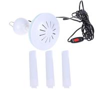 amangul Ventilador de techo colgante de 3 hojas para tiendas de campaña y autocaravanas, ventilador de techo de 35 pulgadas, 12 V, 20 W