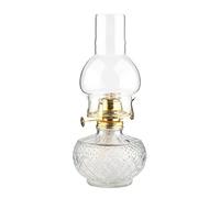amanigo Lámpara de Aceite de Gran Capacidad de 500 ml - lámpara de Cristal de chimeneas de Chimenea de chimeneas de lantidez de parafina de huracán con 5 mechas for Uso de Cocina Interior