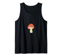 Amanita Muscaria Bosque Arte Popular Cottagecore Camiseta sin Mangas