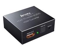 AMANKA Hdmi Audio Extractor Ultra HD 4K Hdmi a Hdmi Spdif/Toslink Óptico Salida de Audio, Audio Video Extractor y Jack 3.5mm para PS3 PS4 Blu-Ray DVD Xbox TV