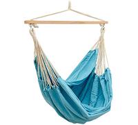 AMANKA Innovador XXL Silla Colgante 185x130 Asiento de Lona para 2 Personas Azul