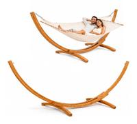 AMANKA Soporte para Hamacas de Madera Exterior 325 cm - Marco Colgante para Jardín y Terraza