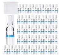 AMANMAN 200 Piezas Filtros para Cigarrillos de Plástico 9mm Filtros Desechables para Cigarrillos Filtros de Cigarrillos Filtros Anti Alquitrán con Convertidor de Humo Fino para Menos Nicotina (Azul)