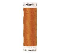 Amann A6677-0121 - Hilo de coser, poliéster, color dorado y marrón, 100 m