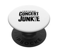 Amante Certificado de la música adicta al Concierto para fanáticos PopSockets PopGrip Adhesivo