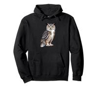 Amante de Aves de Vida Silvestre búho Sudadera con Capucha