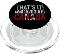 Amante De Canadá Hoja De Arce Bandera Canadiense Canadá PopSockets PopGrip para MagSafe
