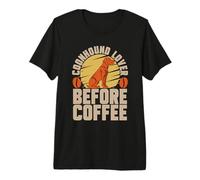 Amante de Coonhound Antes de Treeing Walker Amante del café Coonhound Camiseta Premium