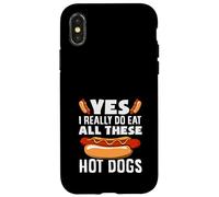 Amante de Hot Dog Sí, realmente me como todo esto Carcasa para iPhone X/XS
