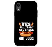 Amante de Hot Dog Sí, realmente me como todo esto Carcasa para iPhone XR