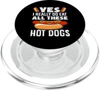 Amante de Hot Dog Sí, realmente me como todo esto PopSockets PopGrip para MagSafe