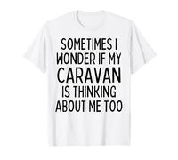 Amante de la Caravana A Veces me pregunto Papá Noel Secreto Camiseta
