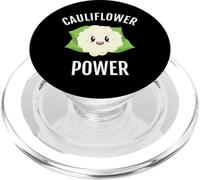 Amante de la Coliflor - Caricatura Kawaii - Poder de la Coliflor PopSockets PopGrip para MagSafe