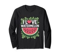 Amante de la Fruta de Verano I Love Watermelon Tropical Vibe Manga Larga
