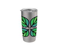 Amante de la hoja de albahaca - Cocina de jardín Vaso térmico de acero inoxidable de doble pared