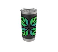 Amante de la hoja de albahaca - Cocina de jardín Vaso térmico de acero inoxidable de doble pared